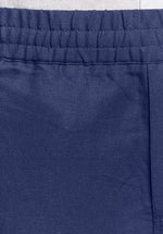 Load image into Gallery viewer, Indigo Cotton Linen Shorts
