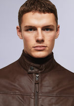 Load image into Gallery viewer, RUSTIC SETH LEATHER JACKET
