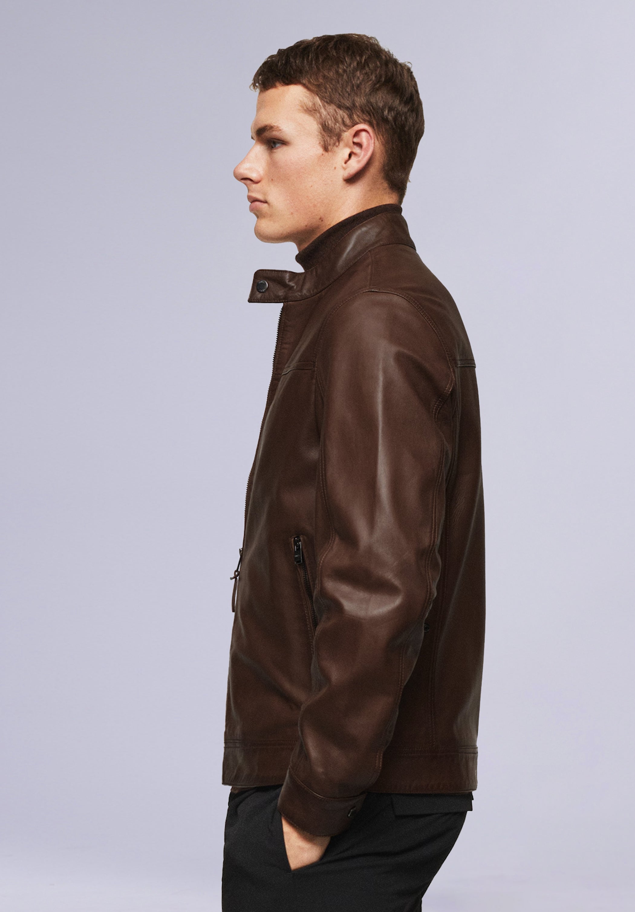 RUSTIC SETH LEATHER JACKET