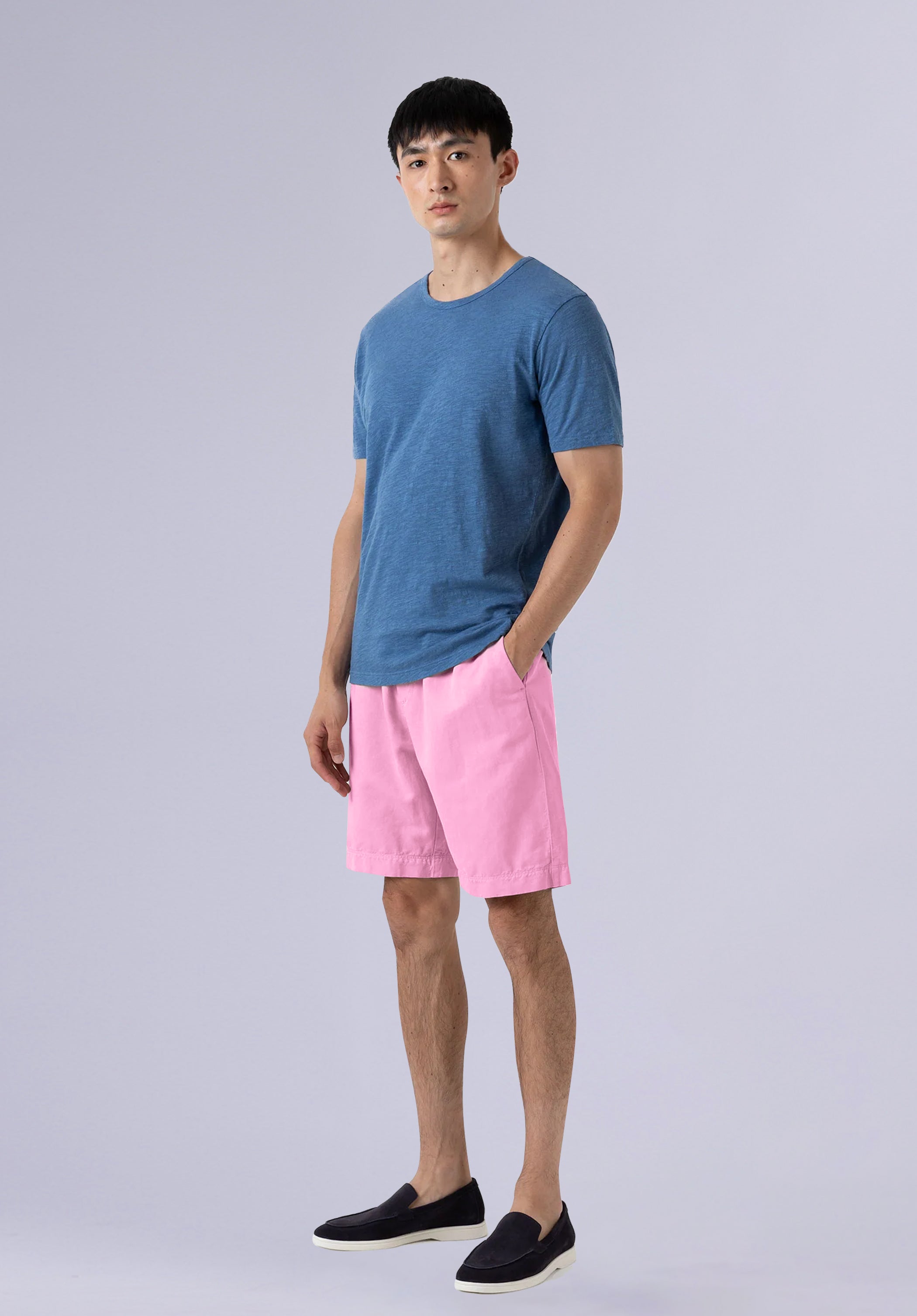 Rouge Cotton Linen Shorts