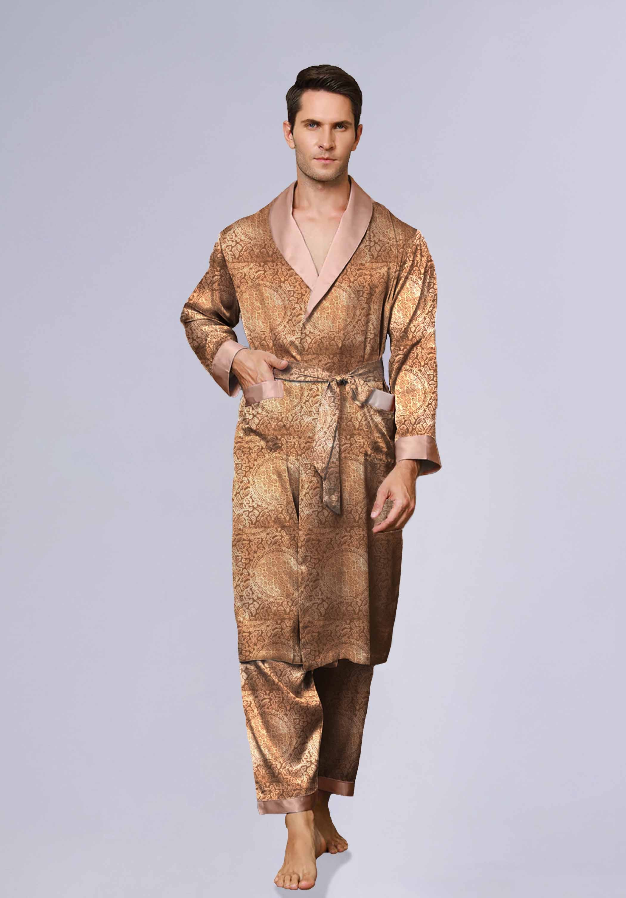 AURA LUXURE SILK ROBE