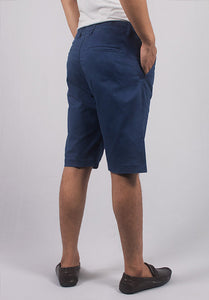 ULTRAMARINE COTTON SHORTS