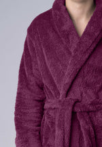 Load image into Gallery viewer, RAISIN WINTER HOODIE ROBE
