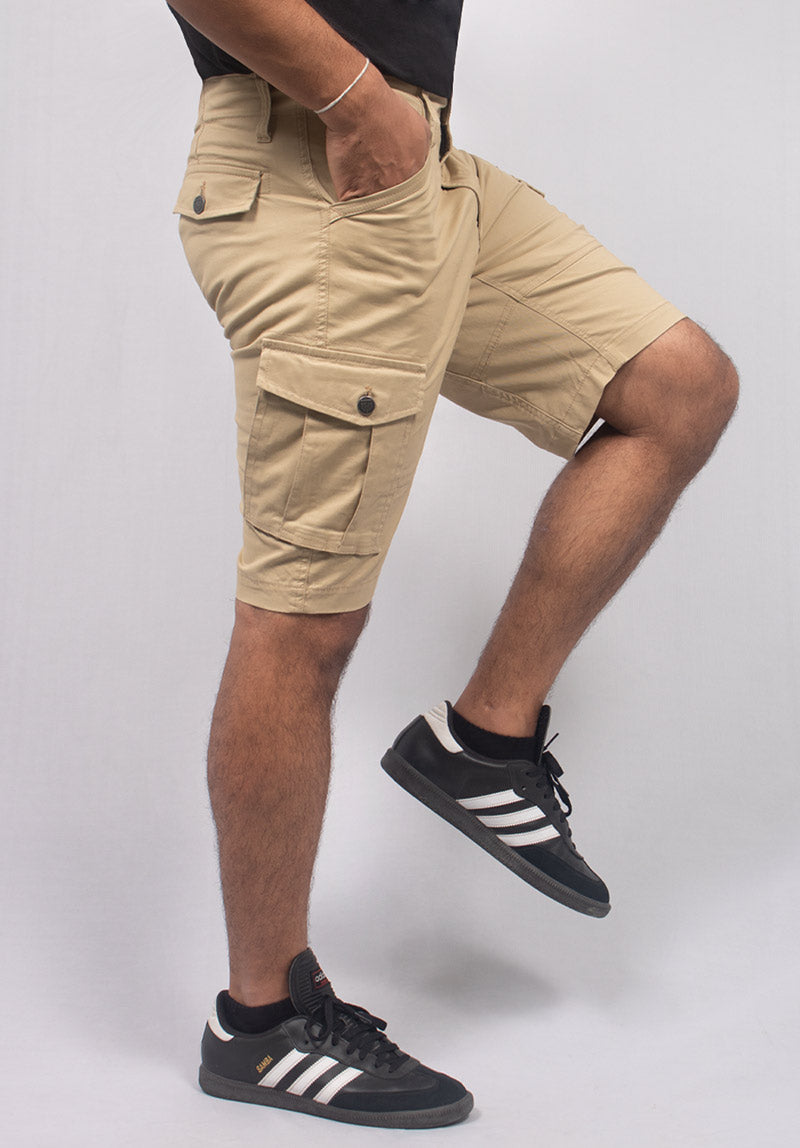 BISTER TWILL CARGO SHORTS